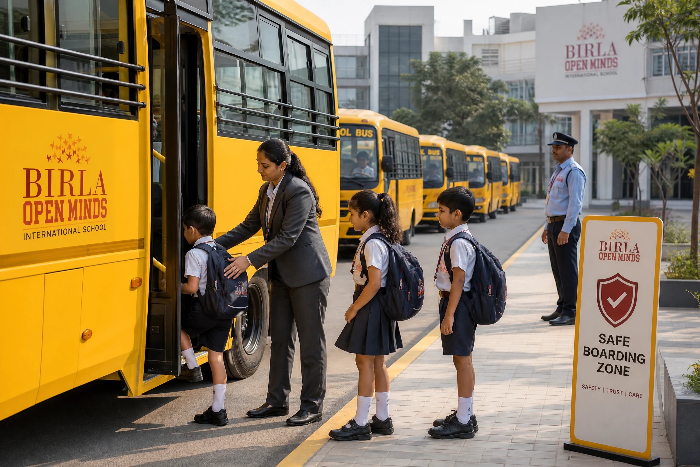 BOMIS Safe & Secure Transport School Bus